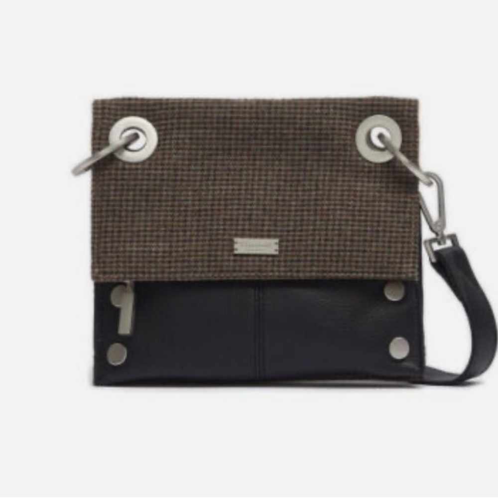 HAMMITT MONTANA REVERSIBLE SMALL CROSSBODY/SHOULDER BAG - EDISON HOUNDSTOOTH NWT